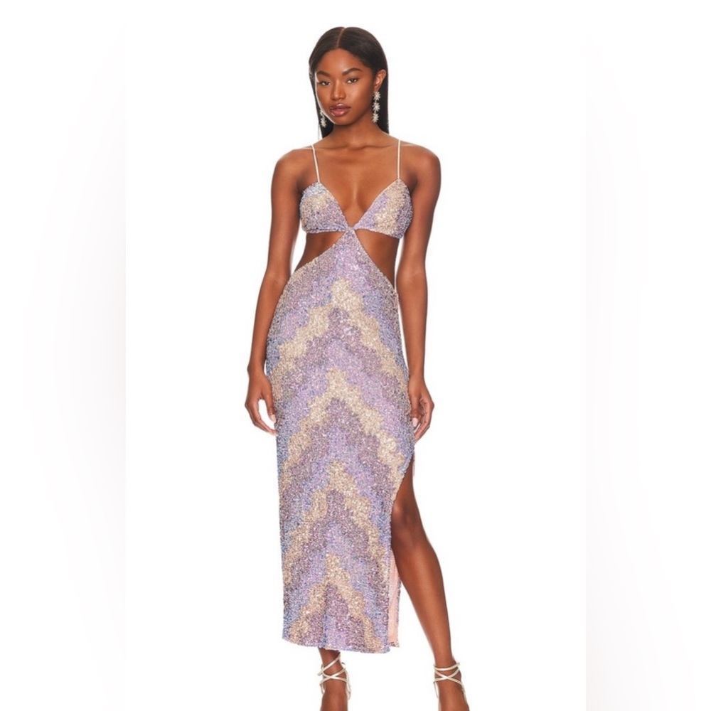 Saylor Maxi Sequin Gown ONLY WORN ONCE. Perfect condition.